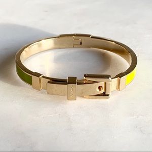 Michael Kors Hinged Enamel Buckle Bracelet